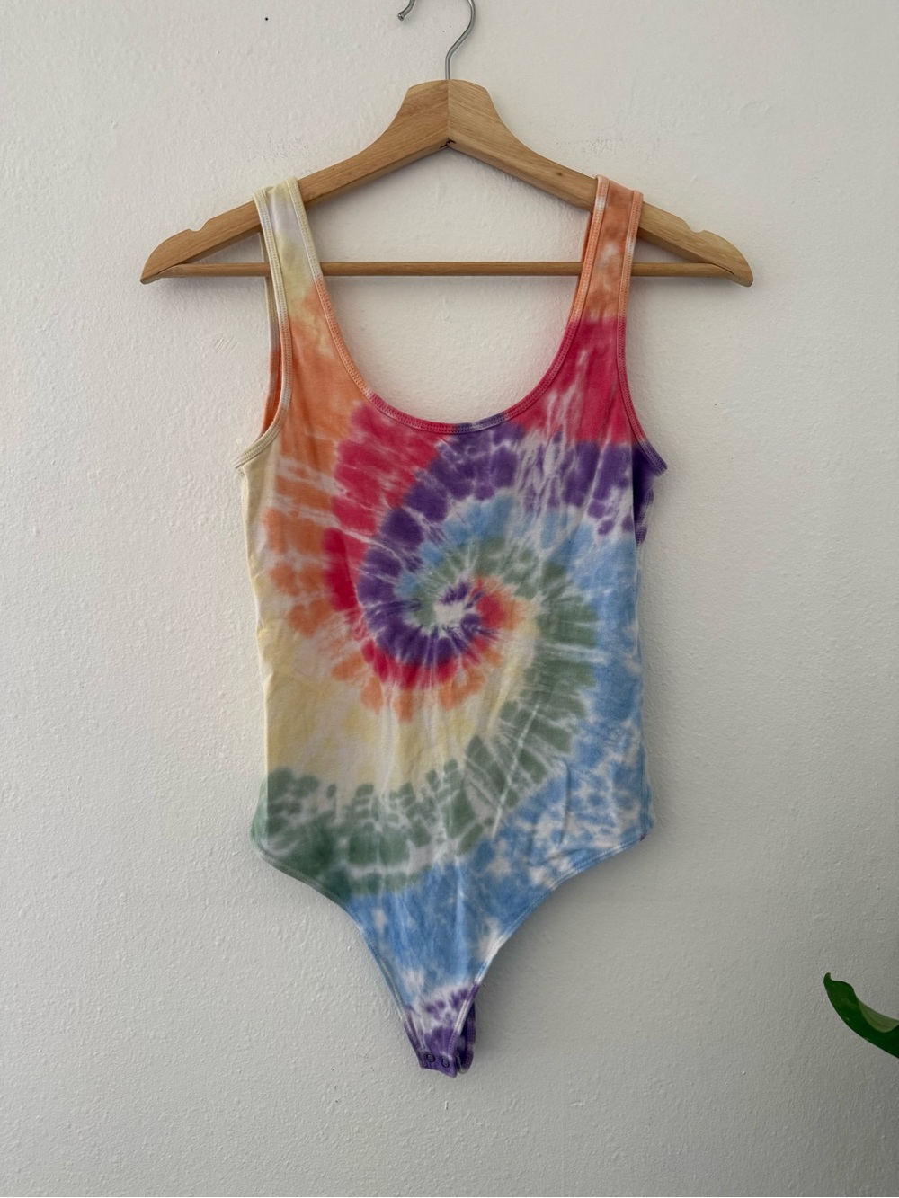 Tie-Dye Spiral Kids One-Piece Swimsuit - Rainbow